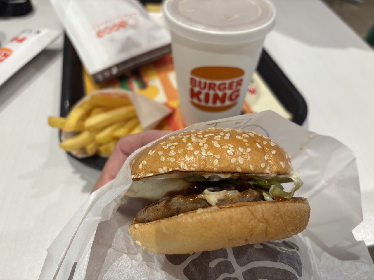 キングバーガーアリオ倉敷　2025年メニュー　550円